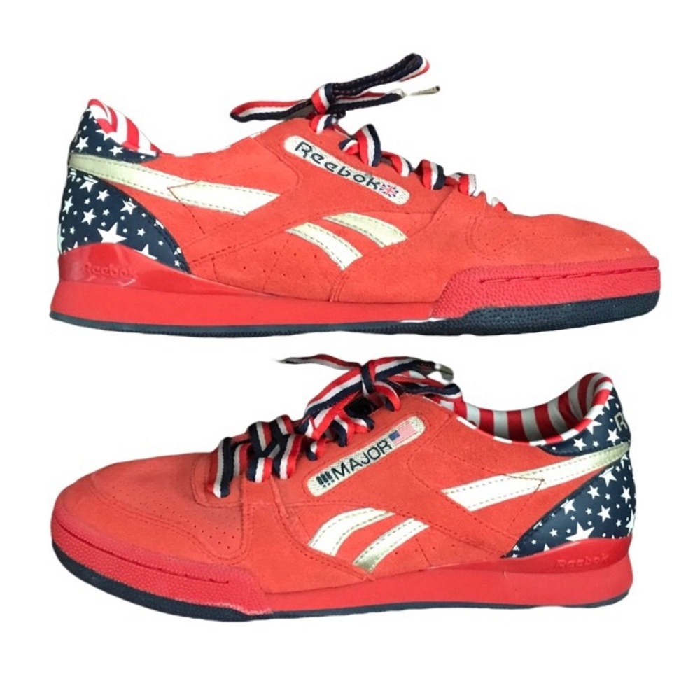 REEBOK x Major Phase 1 Pro Sneakers Men's 8.5 Women's 10 Patriotic USA